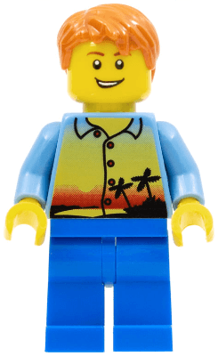 LEGO Sunset and Palm Trees (cty0275) Town / City Minifigure