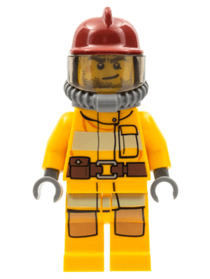 LEGO Fire (cty0287) Town / City Minifigure