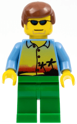 LEGO Sunset and Palm Trees (cty0305) minifigure