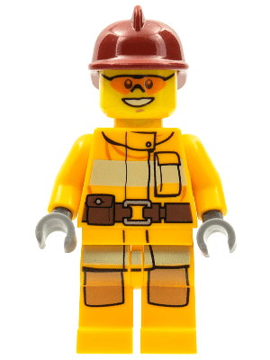 LEGO Fire (cty0338) Town / City Minifigure