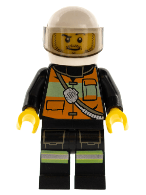 LEGO Fire (cty0344) Town / City Minifigure