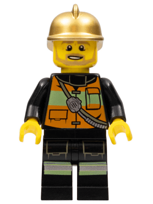 LEGO Fire Chief (cty0345) Town / City Minifigure