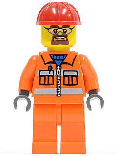 LEGO Construction Worker (cty0483) minifigure