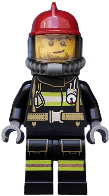 LEGO Fire (cty0524) Town / City Minifigure