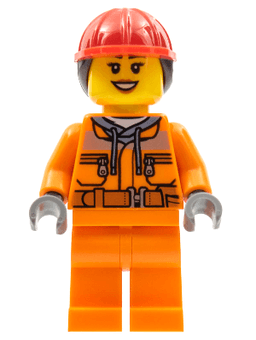 LEGO Construction Worker (cty0528) minifigure