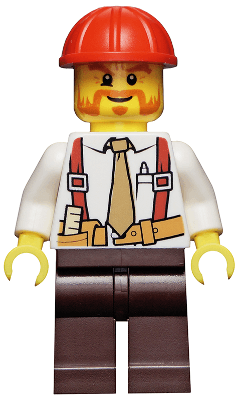 LEGO Construction Foreman (cty0529) minifigure