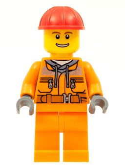 LEGO Construction Worker (cty0549) minifigure