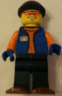 LEGO Arctic Research Assistant with Snowshoes (cty0553) minifigure