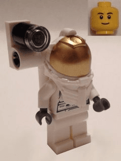 LEGO Astronaut Male with Side Lamp (cty0561) Town / City Minifigure
