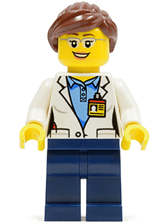 LEGO Space Scientist (cty0563) Town / City Minifigure