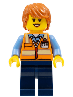 LEGO Service Car Female Driver (cty0571) minifigure