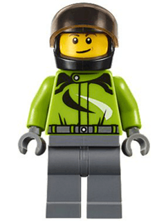 LEGO Motorcyclist (cty0614) minifigure