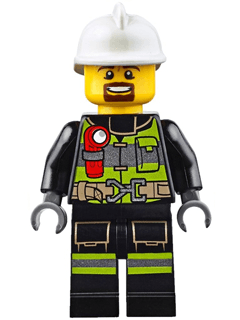 LEGO Fire (cty0635) Town / City Minifigure