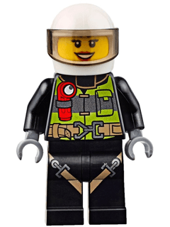 LEGO Fire (cty0651) Town / City Minifigure