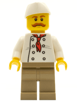 LEGO Hot Dog Vendor (cty0655) minifigure
