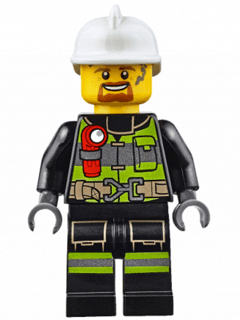 LEGO Fire (cty0669) Town / City Minifigure