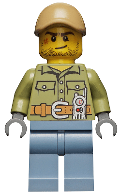 LEGO Volcano Explorer (cty0683) Town / City Minifigure