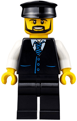 LEGO Limousine Driver (cty0692) Town / City Minifigure