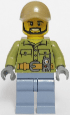 LEGO Volcano Explorer (cty0695) Town / City Minifigure