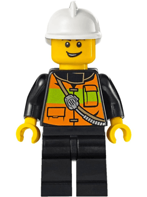 LEGO Fire (cty0741) Town / City Minifigure