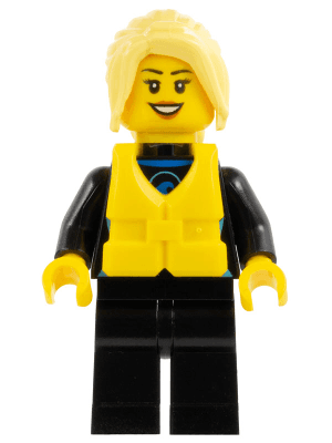 LEGO Beachgoer (cty0758) Town / City Minifigure