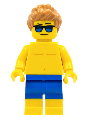 LEGO Beachgoer (cty0760) Town / City Minifigure
