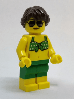 LEGO Beachgoer (cty0763) minifigure