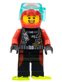 LEGO Beachgoer (cty0764) minifigure