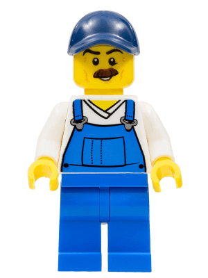 LEGO Beach Janitor (cty0765) Town / City Minifigure