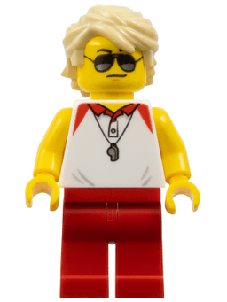 LEGO Beach Lifeguard (cty0769) minifigure