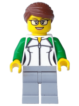 LEGO Newsstand Worker (cty0784) minifigure