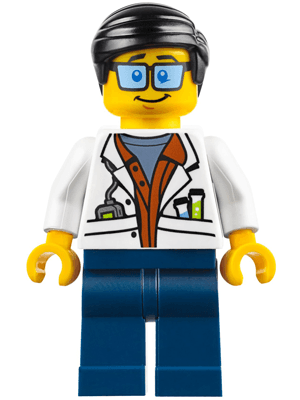 LEGO City Jungle Scientist (cty0789) Town / City Minifigure