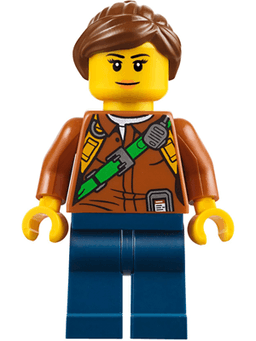 LEGO City Jungle Explorer Female (cty0791) minifigure
