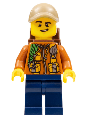 LEGO City Jungle Explorer (cty0805) Town / City Minifigure