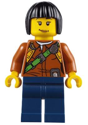 LEGO City Jungle Explorer Female (cty0806) Town / City Minifigure