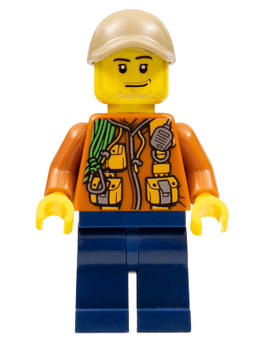 LEGO City Jungle Explorer (cty0820) minifigure
