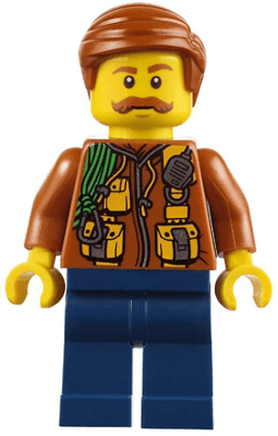 LEGO City Jungle Explorer (cty0821) minifigure