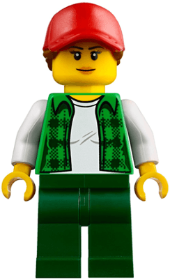 LEGO Truck Driver Female (cty0838) Town / City Minifigure