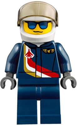 LEGO Airshow Jet Pilot (cty0841) Town / City Minifigure