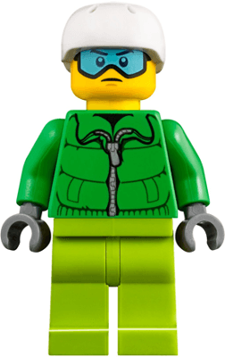 LEGO Skier (cty0857) minifigure