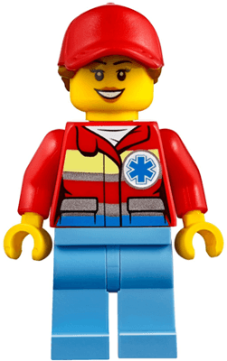 LEGO Helicopter Medic Female (cty0859) minifigure