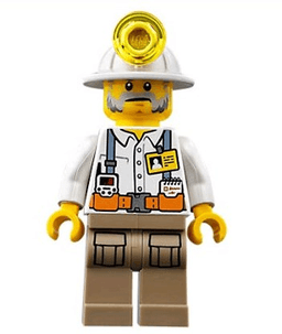 LEGO Miner (cty0876) minifigure