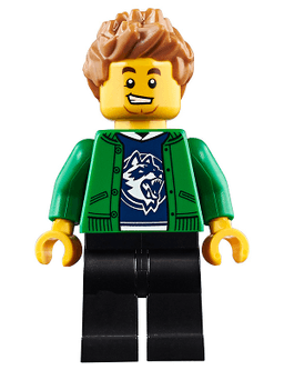 LEGO Hiker Male Medium Nougat Spiked Hair (cty0920) minifigure