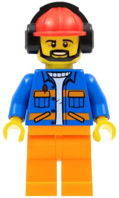LEGO Airport Flagger (cty0949) minifigure