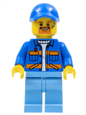 LEGO Garbage Worker (cty0956) Town / City Minifigure