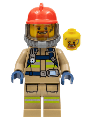 LEGO Fire (cty0962) Town / City Minifigure