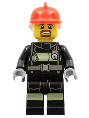 LEGO Fire (cty0966) Town / City Minifigure