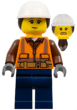 LEGO Construction Worker (cty0969) minifigure