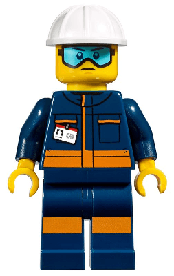 LEGO Ground Crew Technician (cty1010) Town / City Minifigure