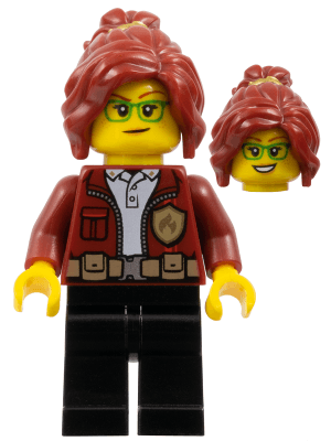 LEGO Fire Chief Female (cty1012) Town / City Minifigure